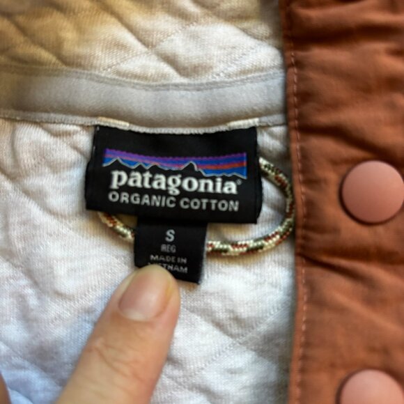 Patagonia Organic Cotton Quilt Snap Pullover Small - Picture 7 of 10